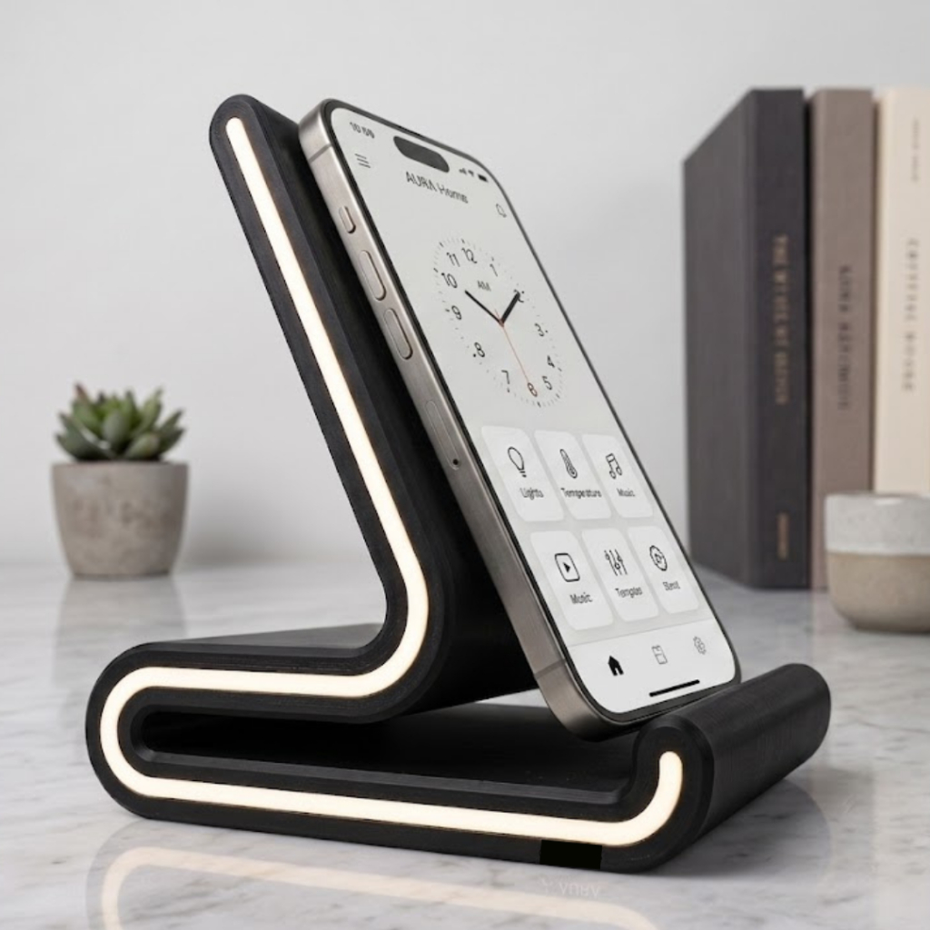 Suporte para Celular de Mesa Multicolor Premium Minimalista Para Smartphone e Home Office