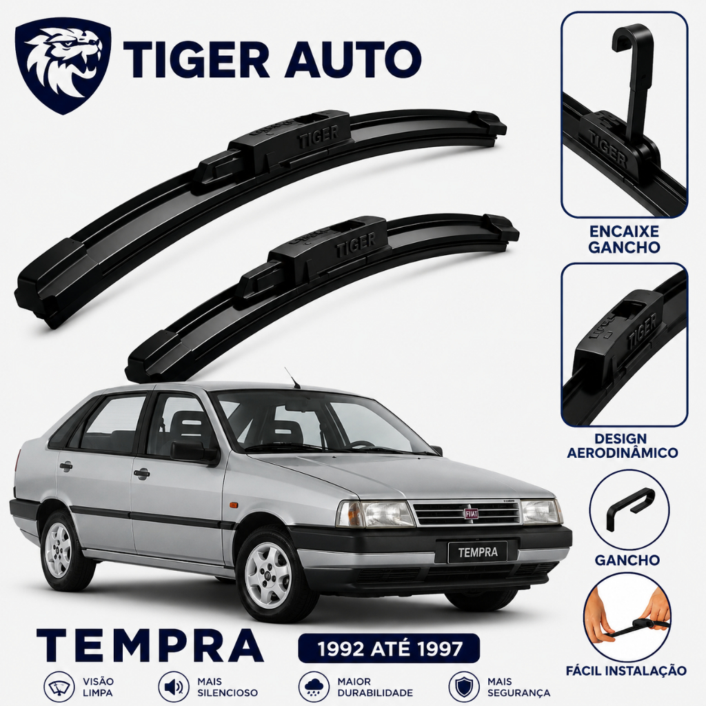 Par de palheta dianteira FIAT TEMPRA DE 1992 ATÉ 1997 TEMPRA SW DE 1995 ATÉ 1997