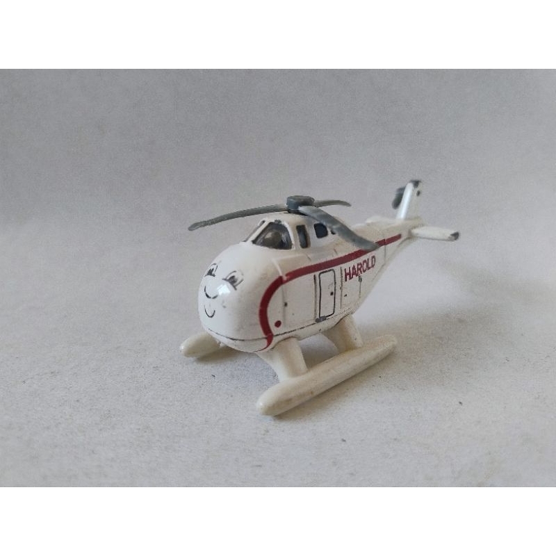 Miniatura Coleção Thomas e Amigos Helicóptero Harold Original Metal Presente Amante/Colecionador(*Ler Descrição)Desgaste