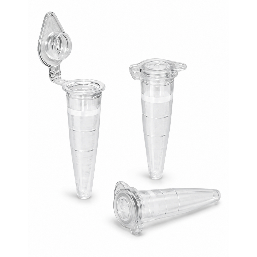 Microtubo 0,2ml Plus Interno 0,38ml Externo Neutro 1000 Uni