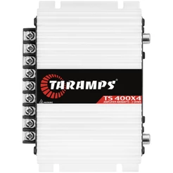 Módulo Amplificador Taramps TS 400x4 400W RMS 4 Canais 2 Ohms TS400 Potencia 400 Pequeno