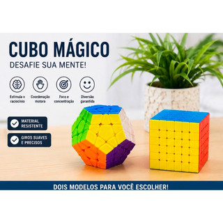 Cubo Mágico Profissional Moyu Meilong - Dodecaedro (Megaminx) ou 6x6 - Alta Performance, Giros Suaves e Estabilidade