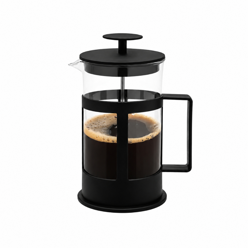 Cafeteira Prensa Francesa 350ml Manual Vidro Café da Manhã Gourmet Leite Cremeira Chá Cafeteria Escritório Mesa Posta