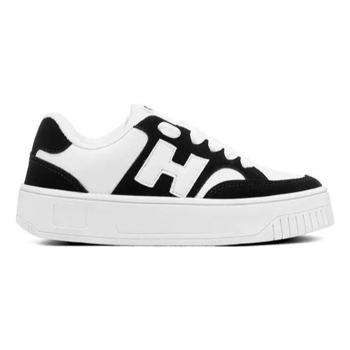 Tênis Plataforma Casual Feminino - H, Moda Confortável e Estiloso