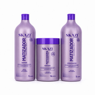 Kit Promocional Shampoo + Condicionador + Máscara Matizadora 1L X 1L X 1Kg