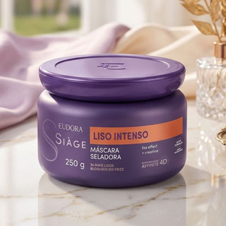 Máscara Capilar Seladora Liso Intenso Eudora Siàge 250g