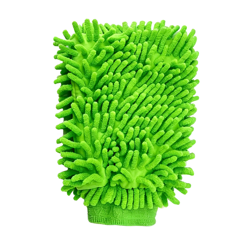 Luva de Microfibra Multifuncional Dupla Face Superfina para Limpeza / Lavagem de Carro de Casa/Toalha de Limpeza