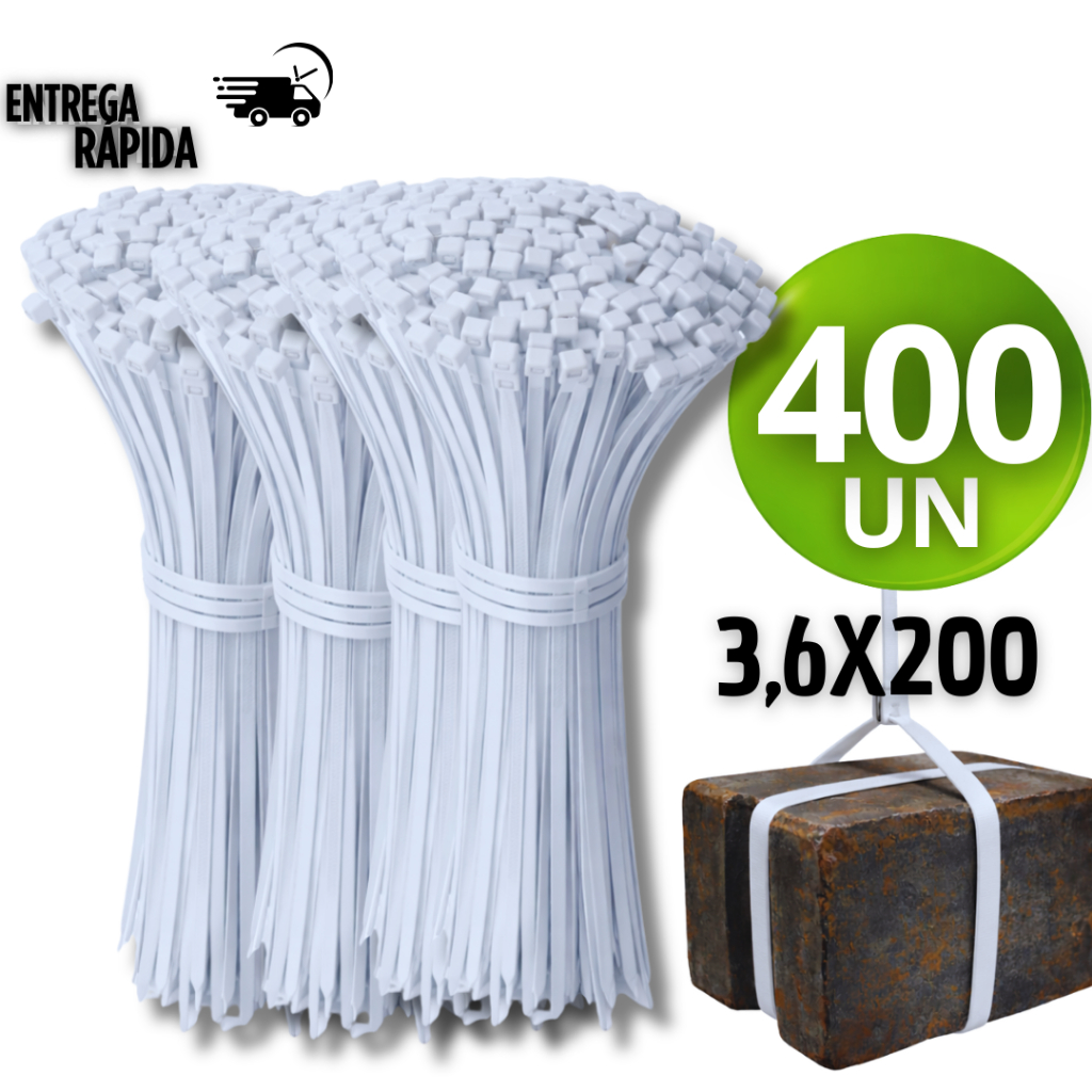 Fita Hellermann 3,6x200mm Cinta Plástica Abraçadeira Enforc@ G@to Nylon Organização Utilidades
