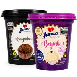 Junco Kit Doces Pronto Brigadeiro Gourmet + Beijinho | Potes de 1,1Kg