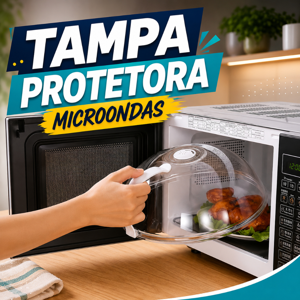 Tampa Protetora Microondas Comida Anti-sujeira Leve Resistente A Calor Tampa Com Respiro Lavável