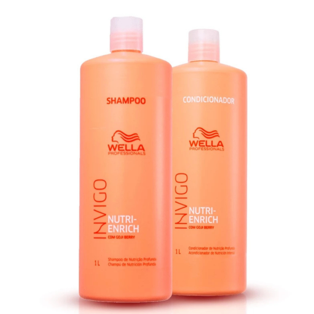 Kit Wella Invigo Nutri Enrich 1lt cada (2 Produtos)