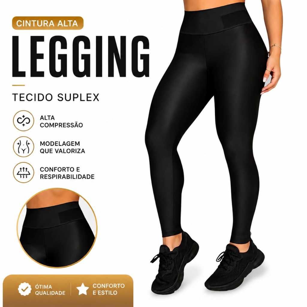 CALÇA LEG SUPLEX ZERO TRANSPARENTE