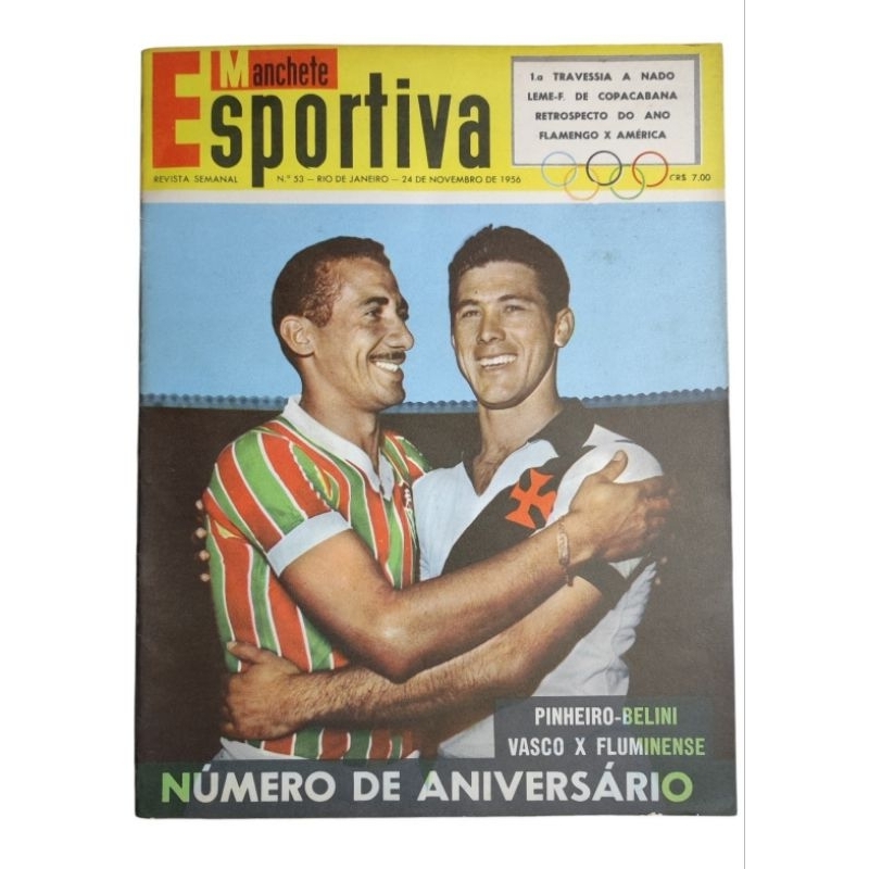 Revista Manchete Esportiva N°53  Ano 1956