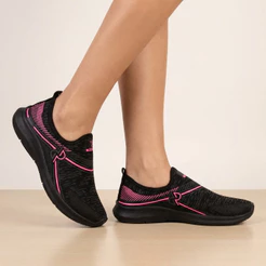 Tênis Feminino Ortopédico Meia Confortável Leve Macio para Caminhada