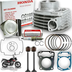 Kit Cilindro Motor Cg Titan Fan Bros 160 Original Honda 06121KVS305 (BRINDES)