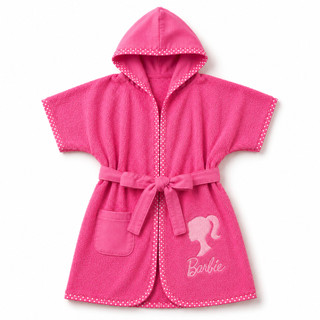 Roupão Infantil Felpudo com Capuz Banho Piscina Praia Feminino