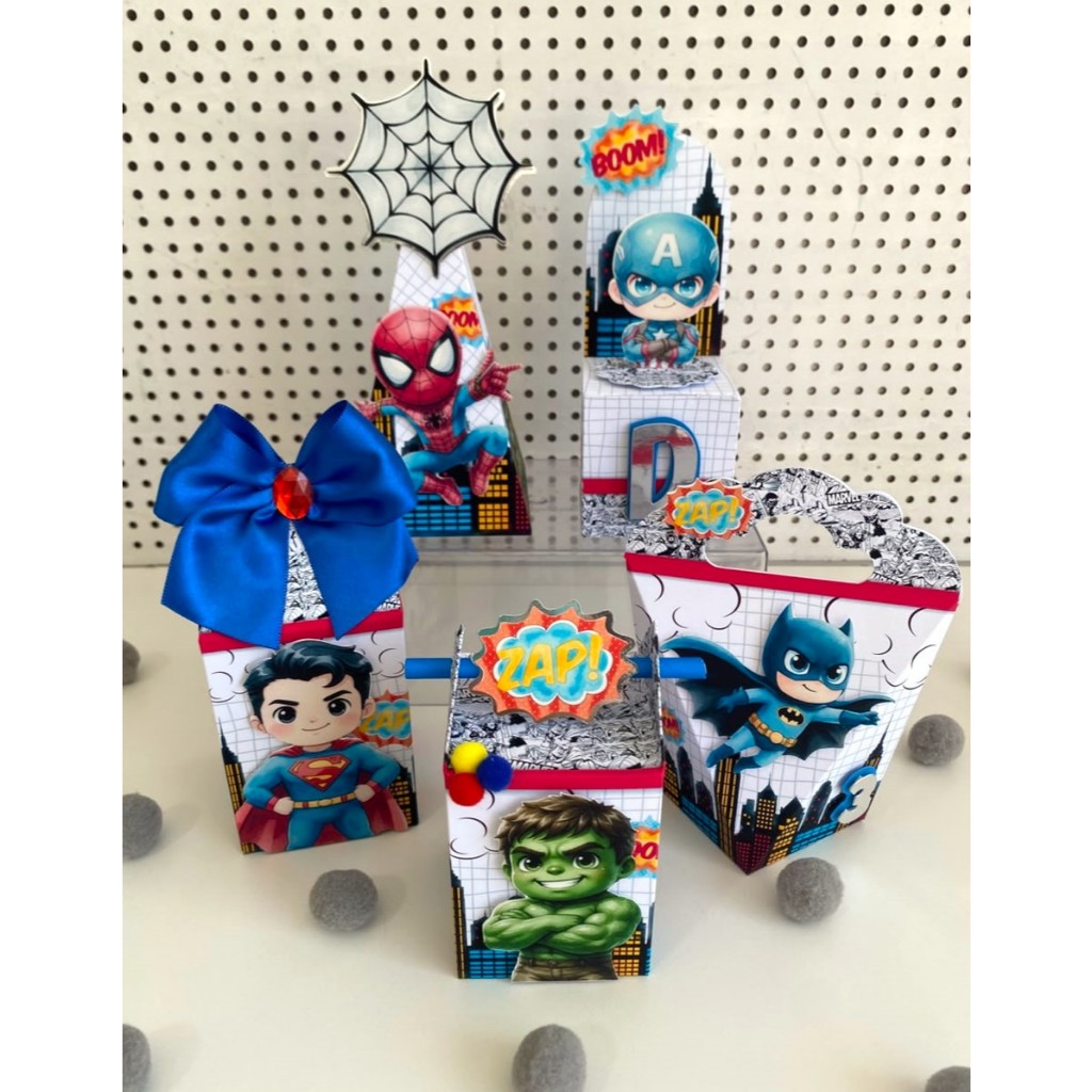KIT PERSONALIZADO VINGADORE BABY/FESTA VINGADORES/LEMBRANCINHAS