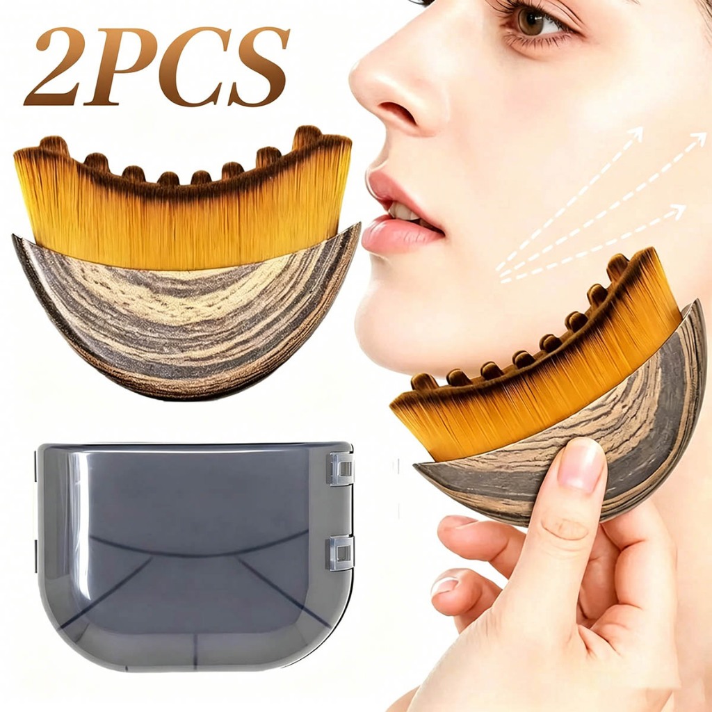 Escova Facial Multifuncional Para Contorno Linfático Seca