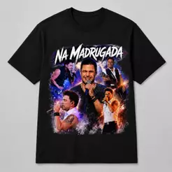 Camiseta Zezé Di Camargo Na Madrugada Camisa 100% Algodão Premium Show Zeze