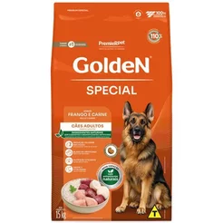 Ração Golden Special para Cães Adultos Frango e Carne 15 kg