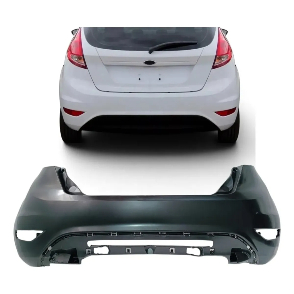 Parachoque Traseiro New Fiesta Hatch 2014 2015 2016 2017 C1BB17906AA Para Pintura