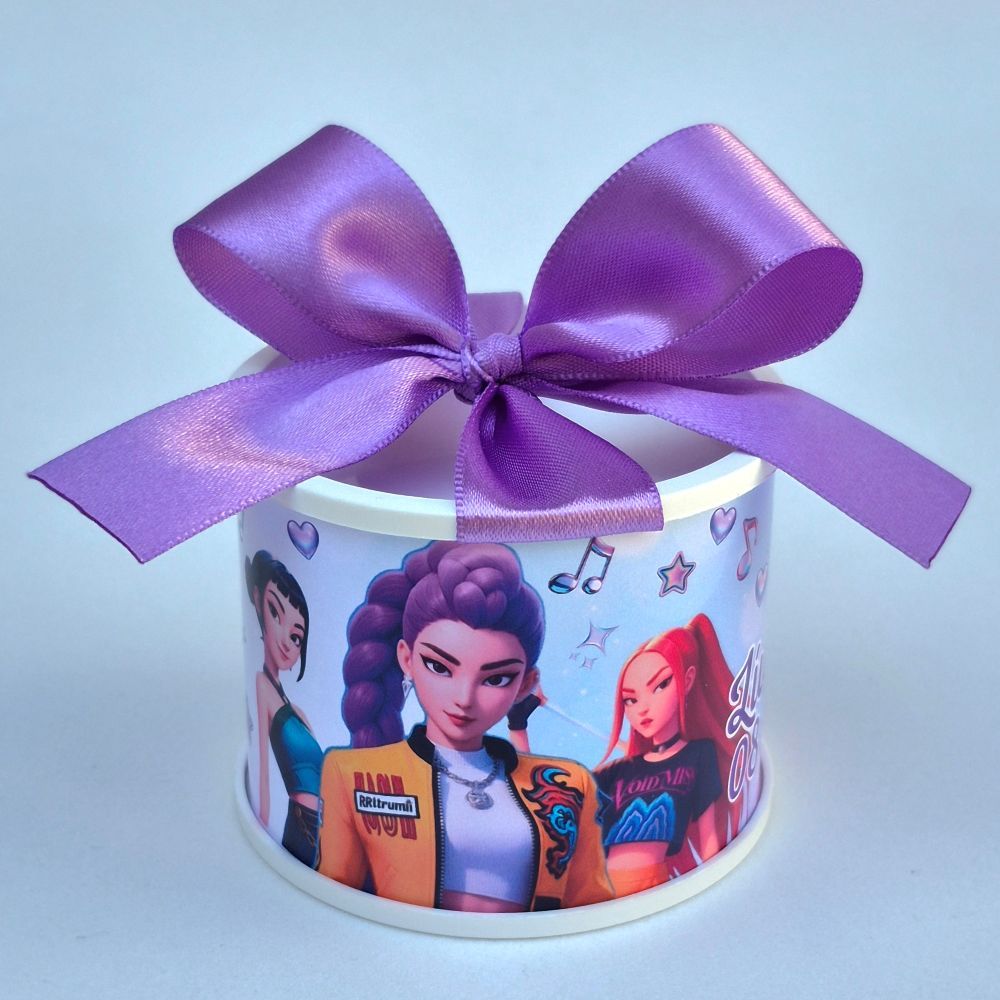Tubolatas Personalizadas Guerreiras do K-Pop 6x5 cm - Lembrancinhas, Aniversário, Festas, Mimos, Presentes
