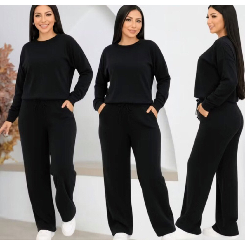Conjunto Feminino envio rápido Lanzinha 2 peças o mais vendido outono inverno