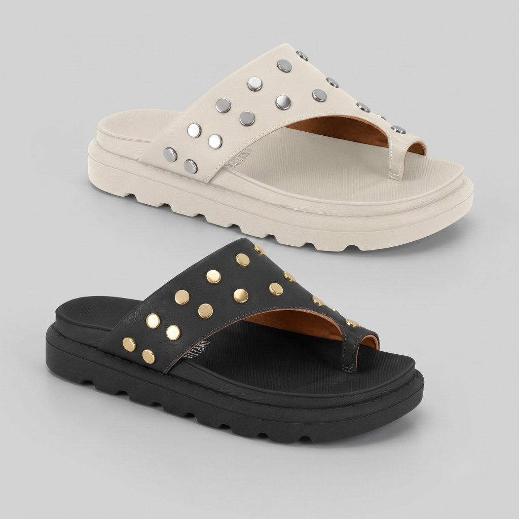 Tamanco Feminino Vizzano Tratorado Flatform Tachas Original
