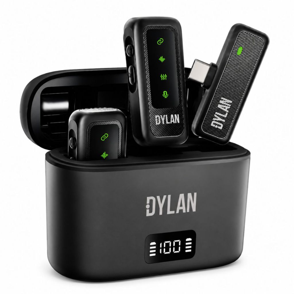 Microfone Duplo Sem Fio USB Dylan Celebrate TM2