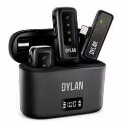 Microfone Duplo Sem Fio USB Dylan Celebrate TM2