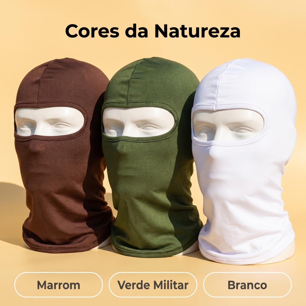 Balaclava Touca Proteção Facial Moto Anti Poeira Respirável