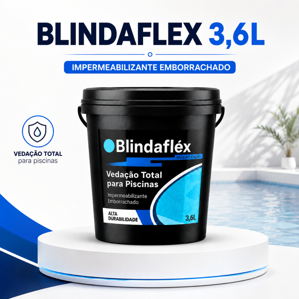 Tinta Acrílica Pra Piscina E Lagos De Alvenaria, 3,6 Impermeável Pronto Uso 