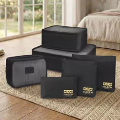 Kit Organizador de Mala com 6 Necessaires para Viagem | Jacki Design