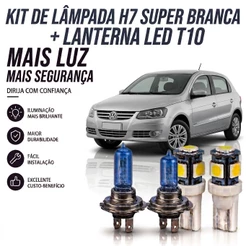 LAMPADA FAROL BAIXO - SUPER BRANCA GOL G5 2008 ATÉ 2012