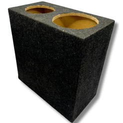 Caixa Corneteira Vazia P/ 1 Driver E 1 Tweeter Cone Longo