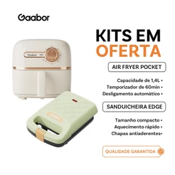 [Venda em conjunto] Gaabor Air Fryer 1,4L AF20M + + Acessórios Cozinha | Prática e Econômica