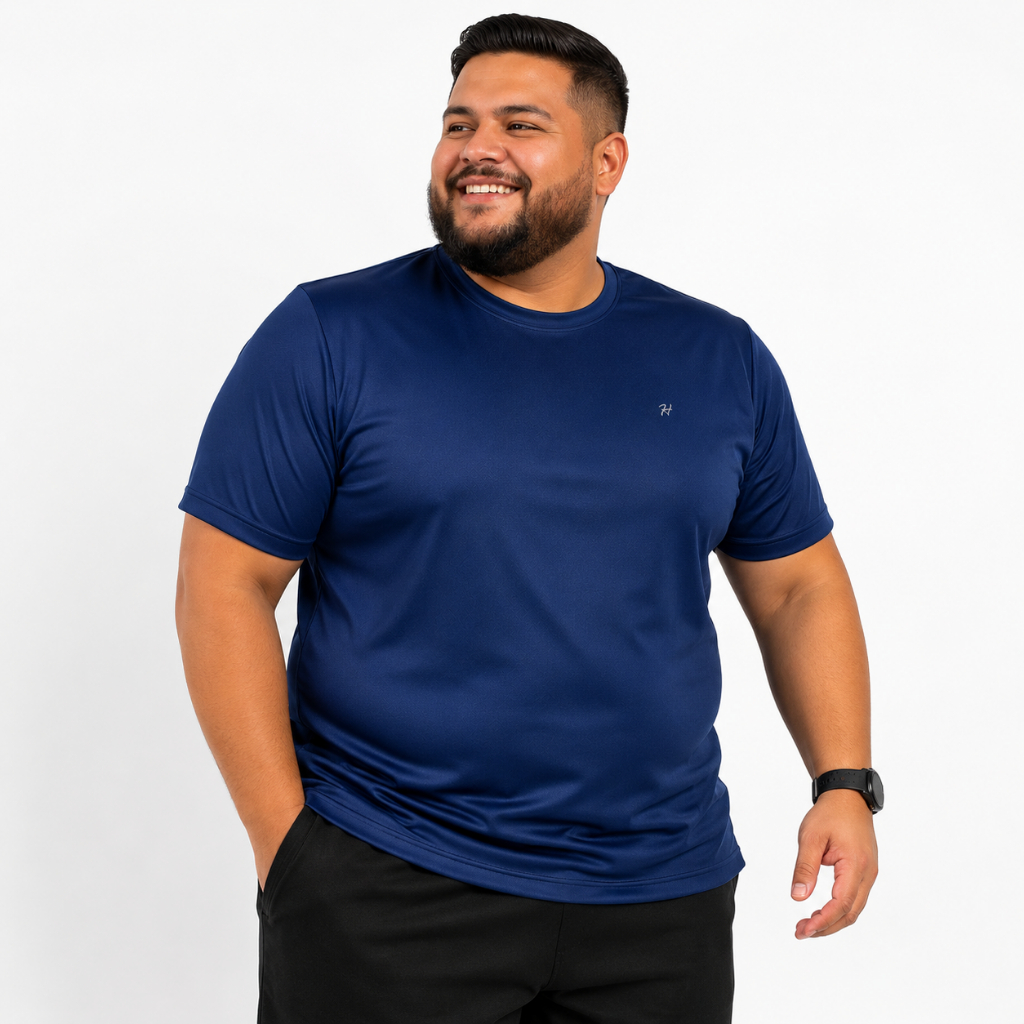 Camisas Plus Size Térmica Proteção Uv Camiseta Dry Fit