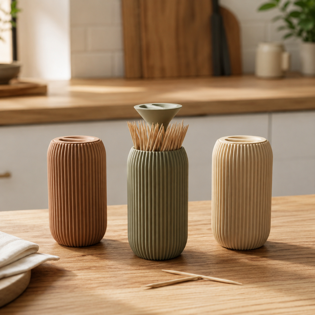 Dispenser de Palitos Minimalista Porta Palito De Mesa Moderno Decorativo Para Cozinha