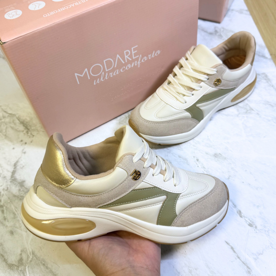 Tênis Sapato Feminino Modare Casual Comfort Ultra Confortável Acolchoado Moda In