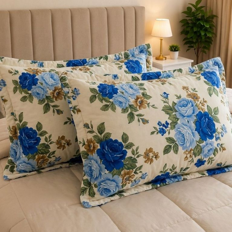 Fronha Estampada Kit 2 50cm X 70cm Micropercal Toque Algodão 400 Fios Envio Rapido Oferta