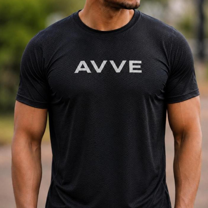 Camiseta Dry Fit Avve Wear Masculina Academia Treino Crossfit Musculação Tecido Respirável Original