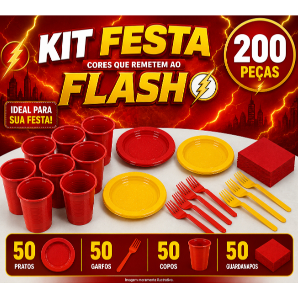 Kit Bella Festa 200 Peças Guerreiras do Kpop - Descartáveis Herois Aniversário Eventos Casa Decoração