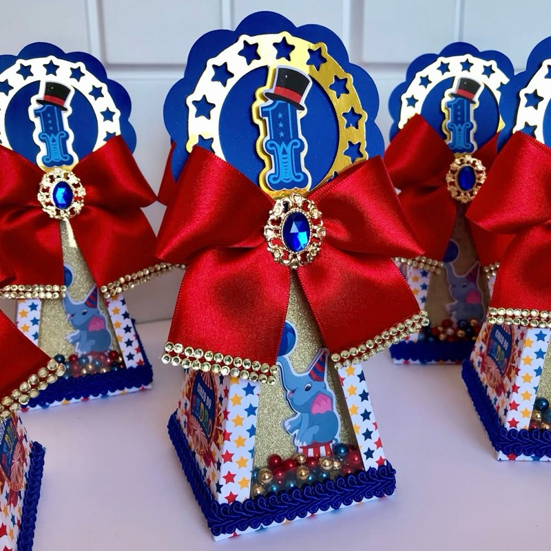 Lembrancinha Caixa Pirâmide Luxo - Personalizados Caixas Festa Aniversário Caixinhas Kit Festa circo patrulha canina