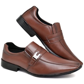 Sapato Social Masculino Mocassim Confortável Esporte Fino Casual Couro Oxford Casamento Festa Derby Elegante Confortável