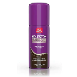 TINTA SPRAY KOLESTON RETOQUE WELLA 100ML - CASTANHO ESCURO