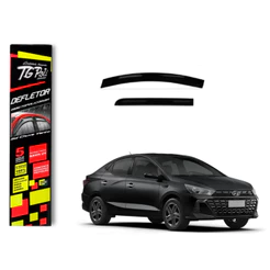Calha de Chuva Hyundai HB20s Sedan 2020 a 2026 TG Poli Defletor 4 portas Protetor Janelas Fumê