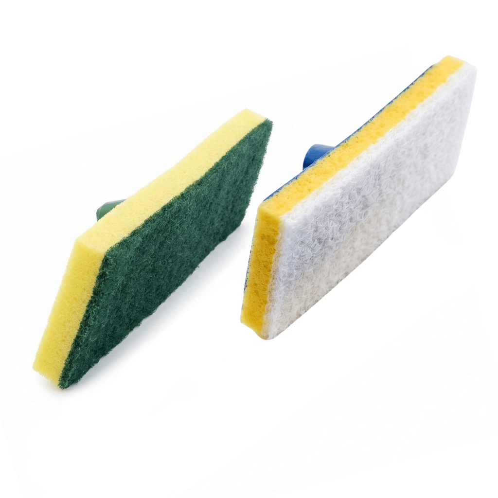 Kit Limpeza Prática: Esponja Para Azulejos + Esponja Limpa Vidros Anti-Risco