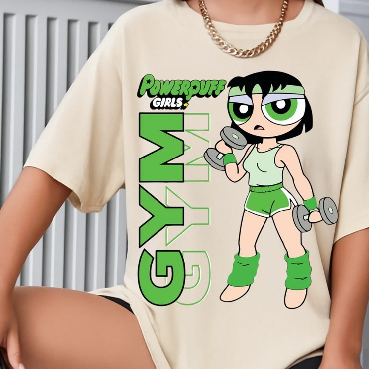 Camiseta Feminina Blusao Premium Meninas Poderosas Academia Look De Treino Super Poderosas Meme