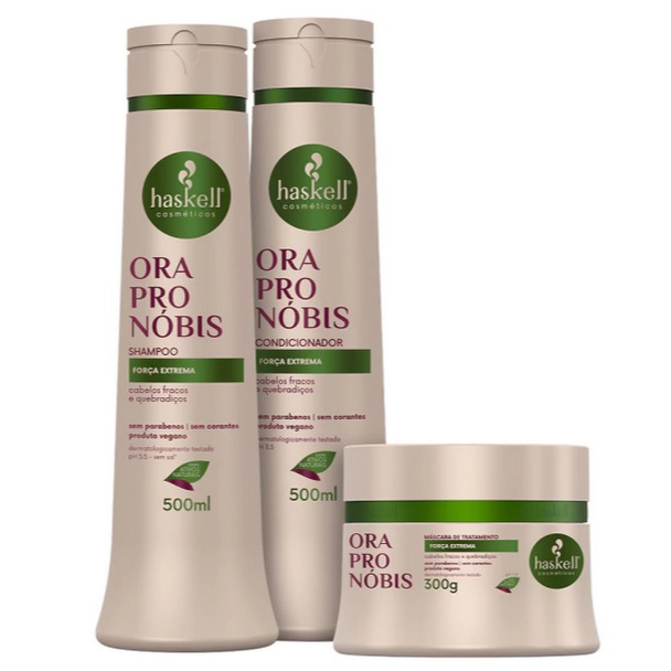 Kit Ora-pro-nóbis 500ml/300g (3 itens)