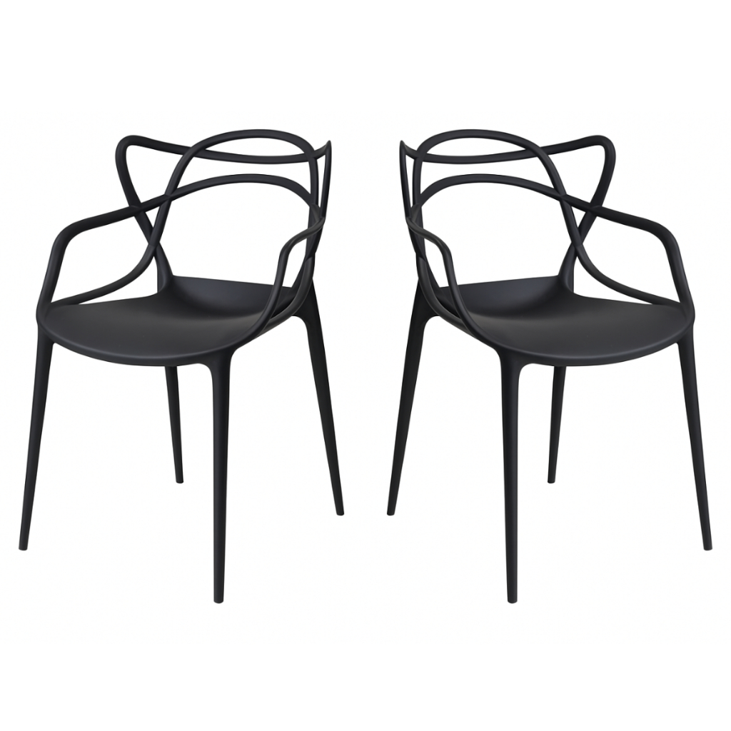 Cadeira Allegra Kit Completo Jogo 2 4 6 ou 8 Unidades para Mesa de Jantar Sala de Estar Sacada Polipropileno Forte